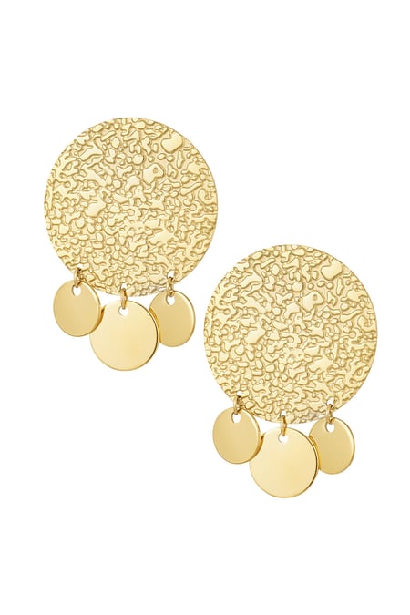 oorbellen coin met belletjes 2