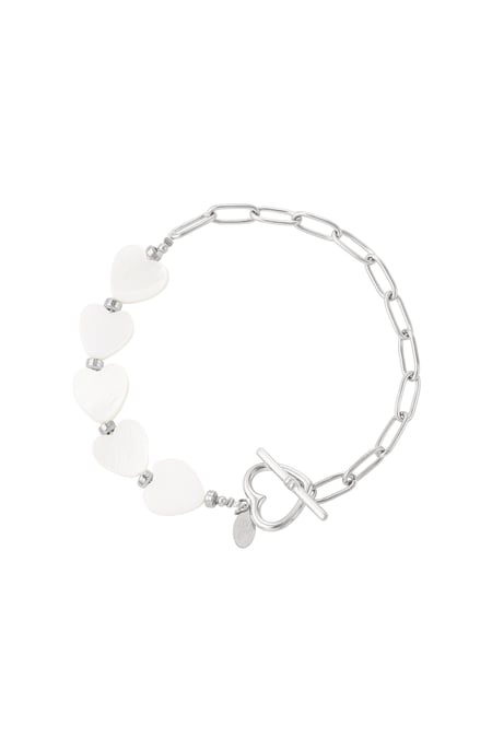 armband mit muschelherzen