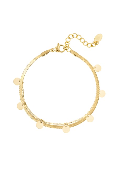 bracelet double layered circles 2