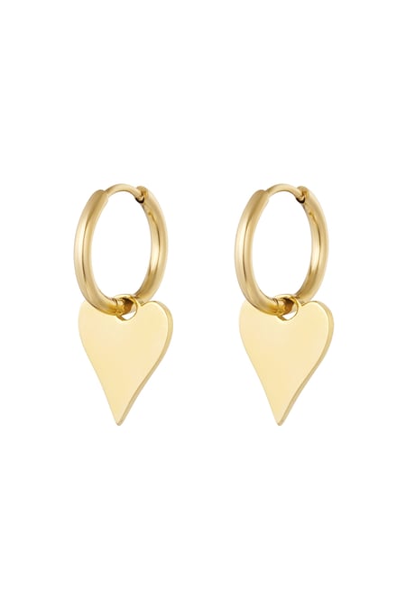 oorbellen basic hart 2