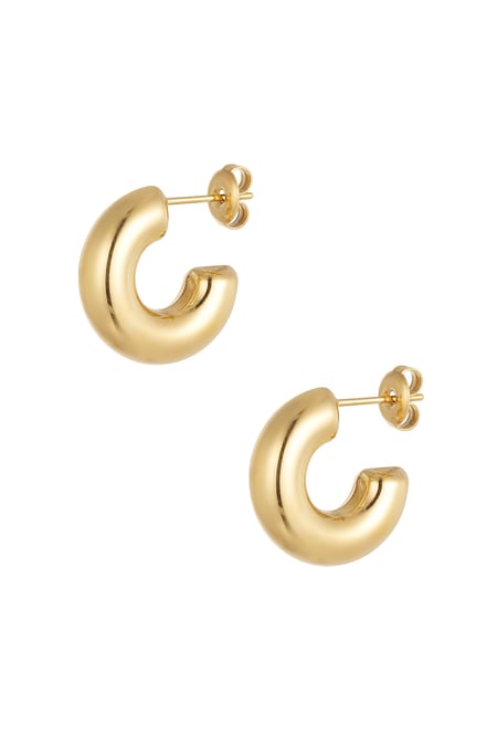 earrings aesthetic basic half small moon 2