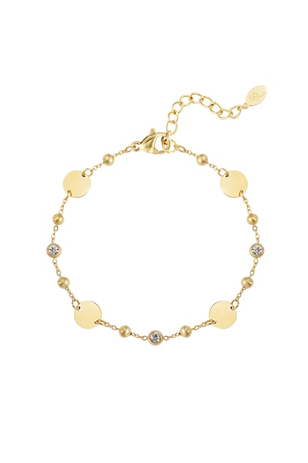 armband ronde party met steentjes 2