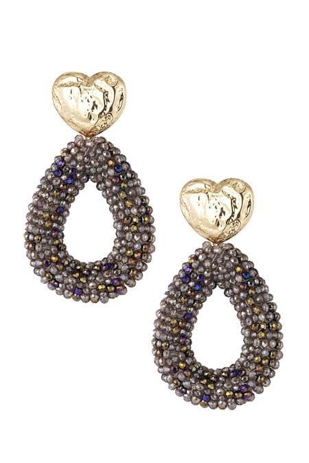Küpe boncukları oval 2