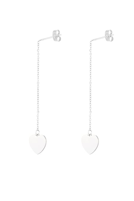 ohrringe kette mit herz 2