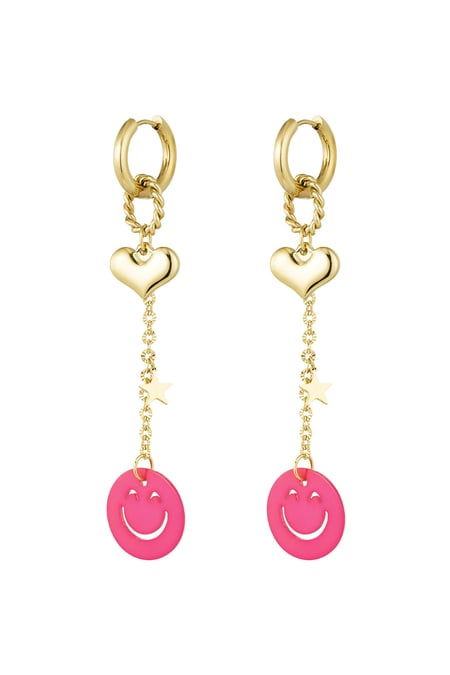 Ohrringe lieben es zu lächeln – Fuchsia 2