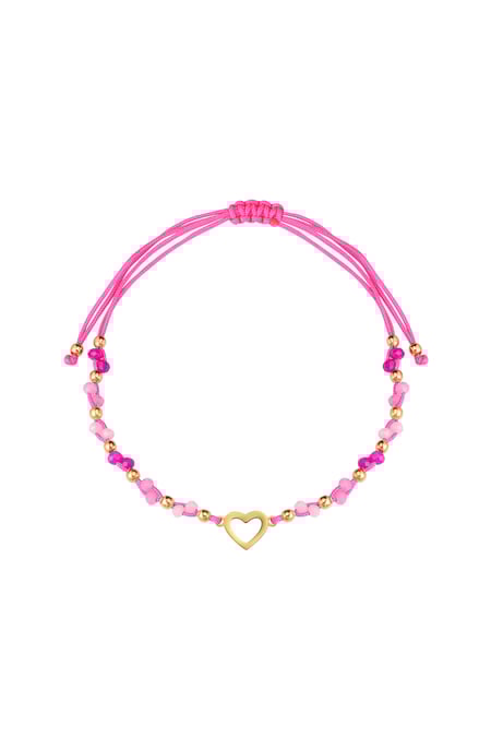 Sommerarmband buntes Herz 2
