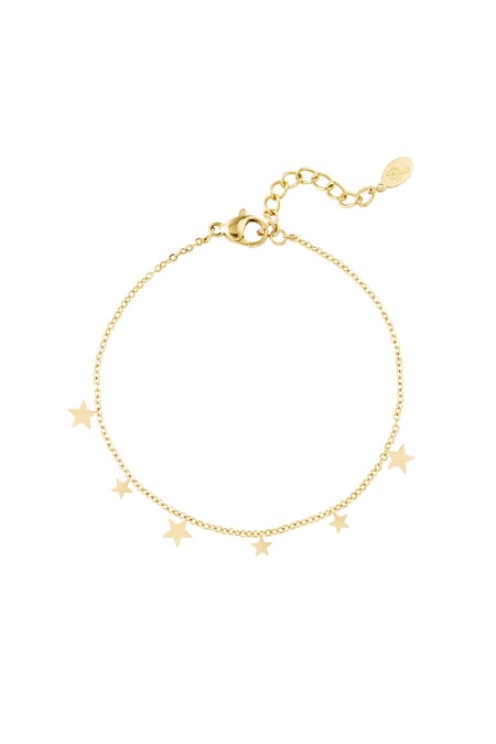 Joli bracelet étoile - Doré 2