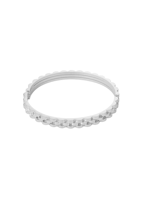Glieder-Armreif – Silber 2