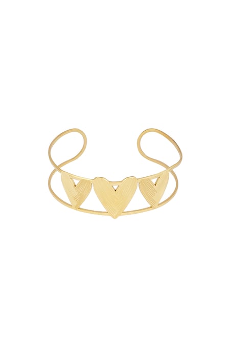 Liebesparty-Armband – Goldfarbe  - Goldfarbefarbe 2
