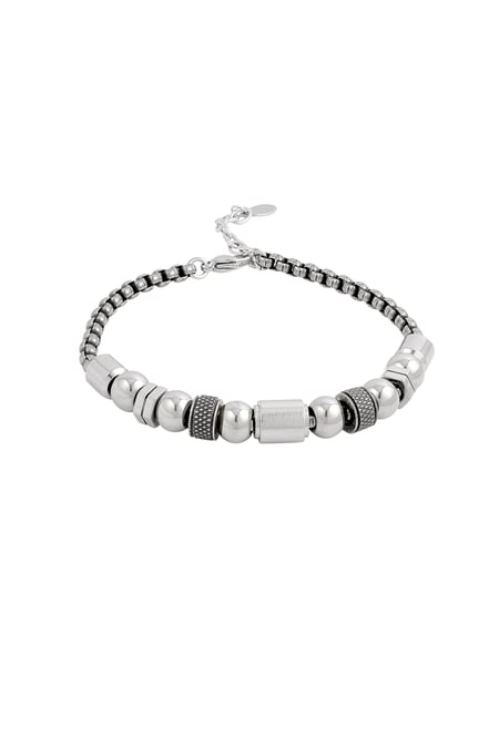 Men's bracelet omega wrap - Silver Color color 2