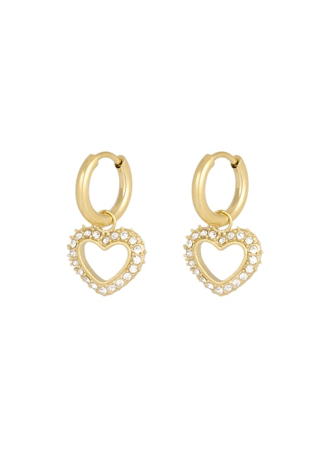 pendientes de corazón de diamantes 2