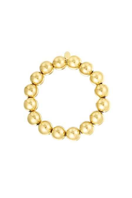 Bracelet gros caractères gras - doré 2