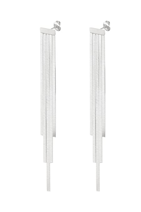 Waterfall earrings - Silver Color color 2