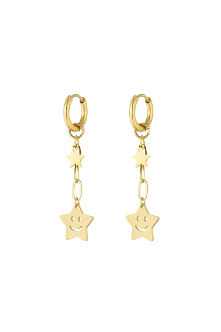 happy star oorbellen 2
