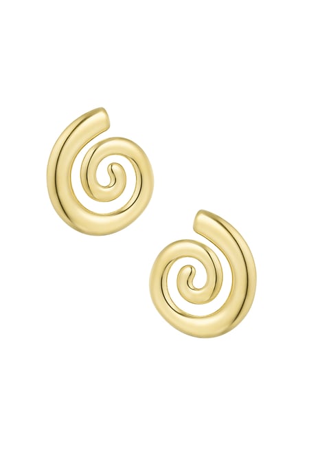 oorbellen small swirly wave 2