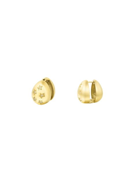 Boucles d'oreilles étoile bébé - doré 2
