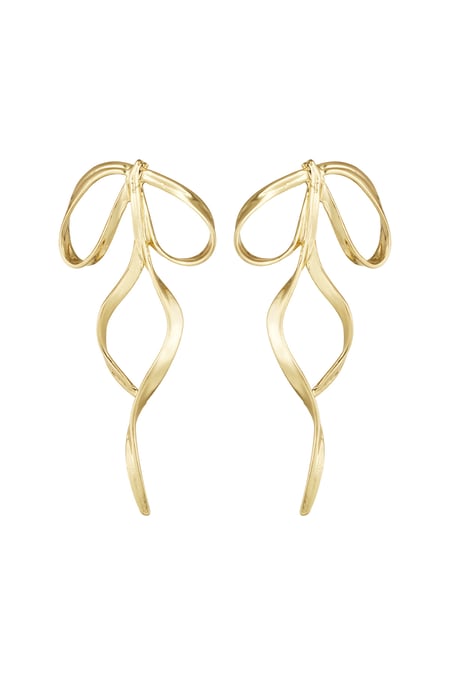 playful bow oorbellen 2