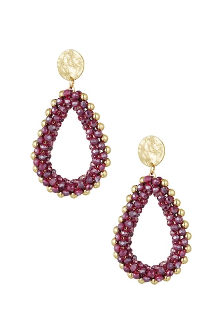 Bead drop earrings 2