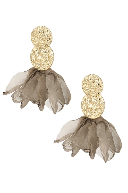 Orecchini Blooming Babe - tortora 2