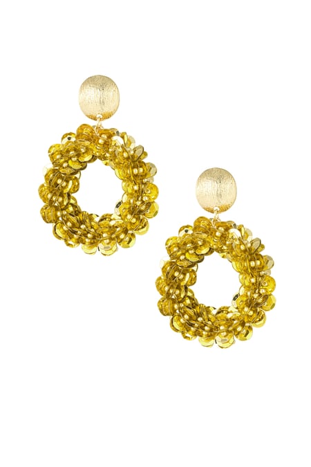 boucles d'oreilles à paillettes scintillantes 2