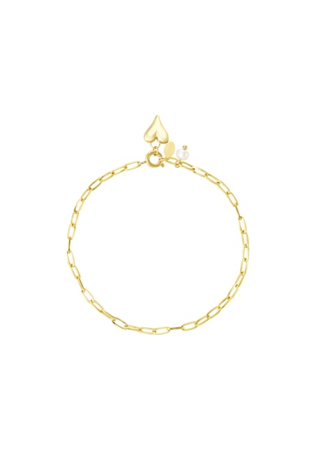 Adore Charm-Armband – Goldfarbe - Goldfarbefarbe 2
