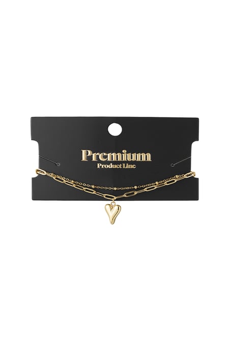 Liebevolle Schichten Armband
