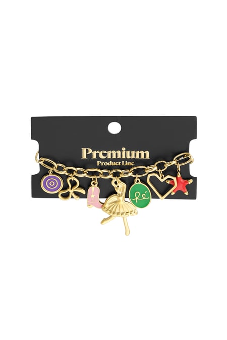 bracciale con ciondoli scintillanti
