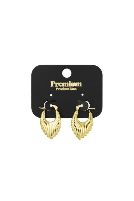 golden crush earrings
