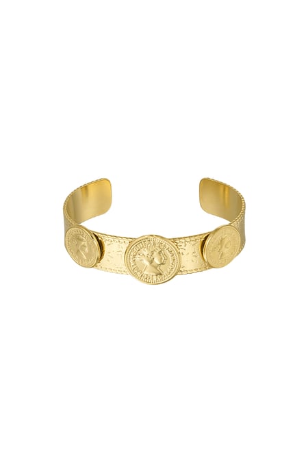 statement coin bracelet 2