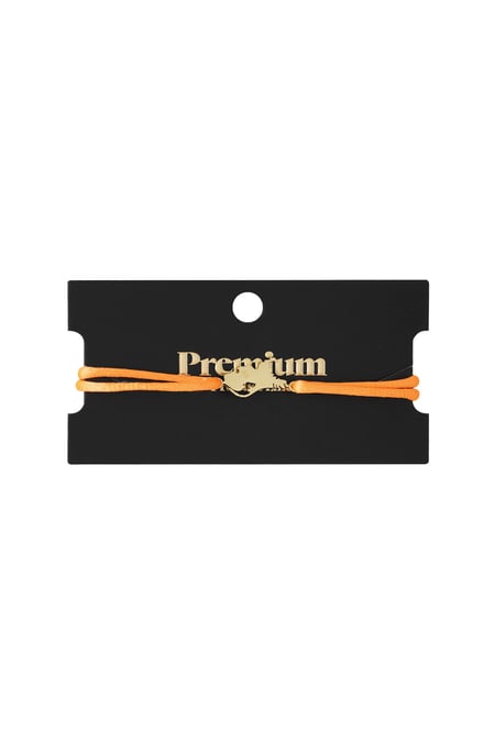 Bracelet satin Dutchie - orangé