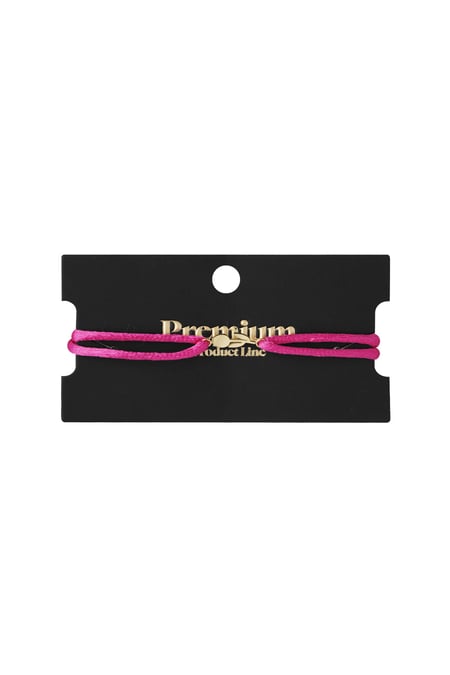 Satijnen armband tulp