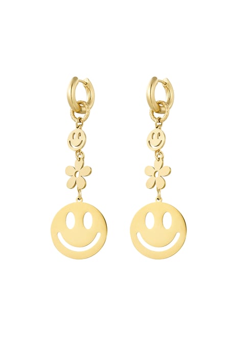 orecchini fiore sorridente 2