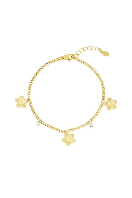 pulsera de flores brillantes 2