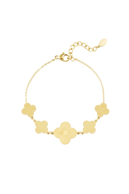 Wildklee-Armband - Goldfarben 2
