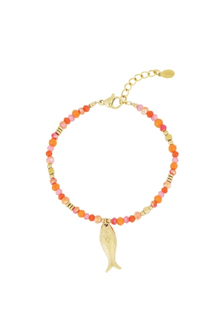Fish & beads bracelet 2