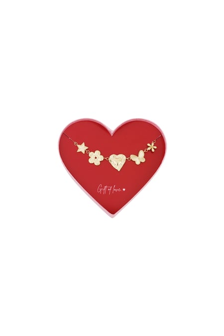 dono d'amore farfalla in acciaio inox amore 2