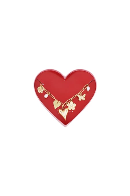 bracciale a maglie in acciaio inossidabile gift of love 2