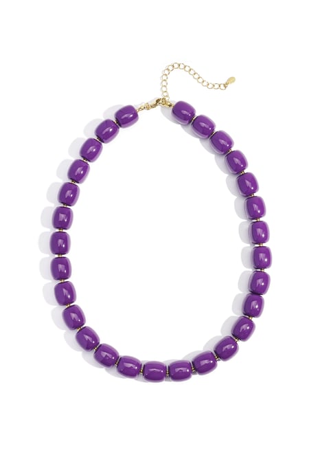 Colliers de perles en acrylique, série décontractée, simple et quotidienne, bijoux pour femmes 2