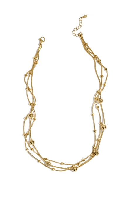 Puantiyeli katmanlı kolye 2