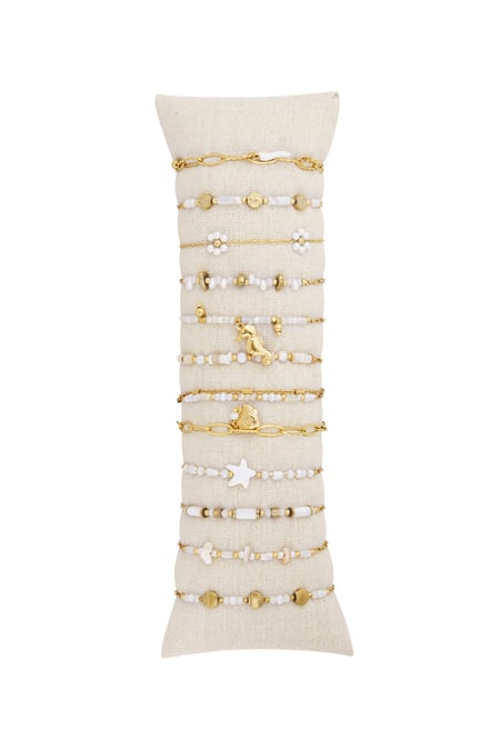 Armbandset Island Girl - Farbe Weißgold