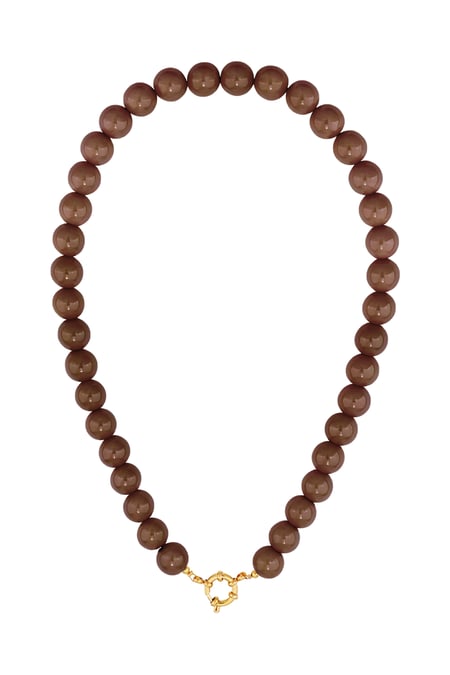 Collana di piccole perle colorate-12mm 2