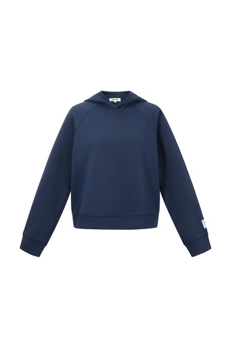 Sudaderas con capucha y sudaderas de fibra de poliéster (poliéster) Color sólido Ropa deportiva de ajuste completo 2
