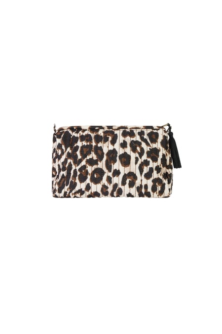 Borse per il trucco con stampa leopardata, accessori quotidiani in poliestere 2