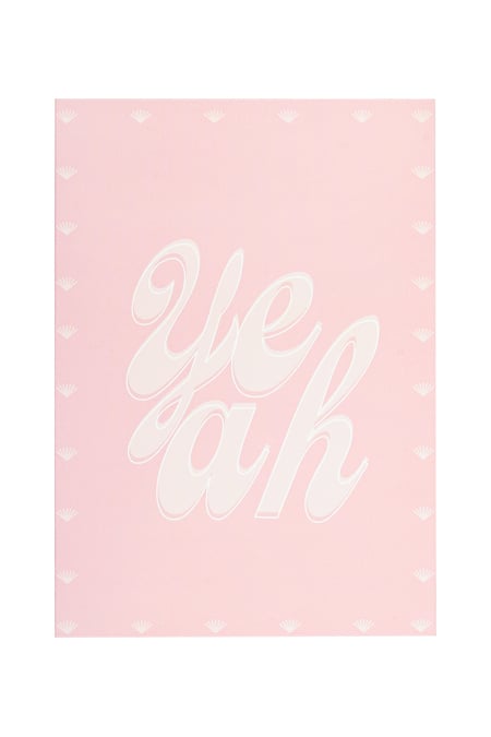 Carte de voeux ouais rose 2