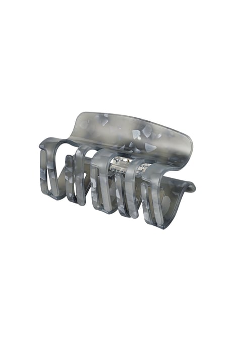 Hair clip with print - gray Sheet Material 2