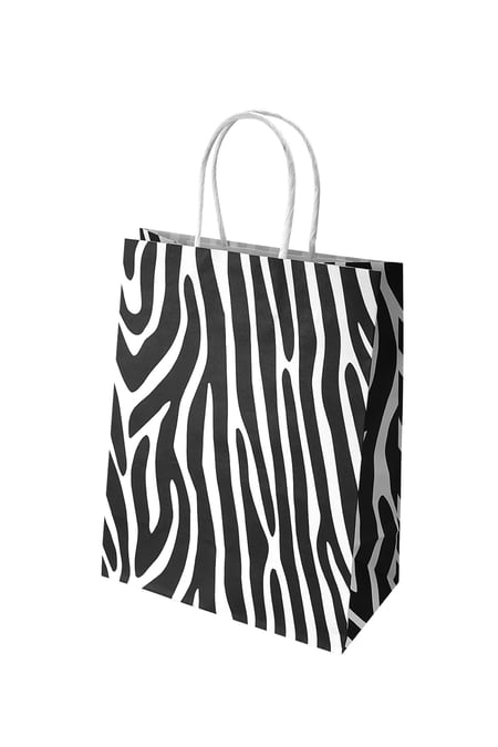 Tasjes zebra 50 stuks - zwart/wit Papier 2