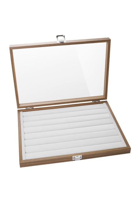 Display doos ringen - grijs Hout 2