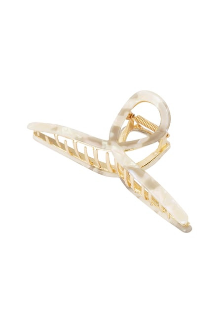 Haarclip krul marble 2