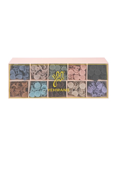Set Haarspangen Blume - Multi