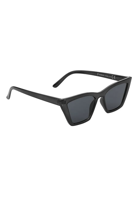 Lunettes de soleil œil de chat monochromes 2
